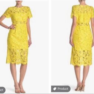 NSR Lace Midi Dress
